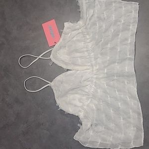 Edited Flutter Frilled Tie Back Top